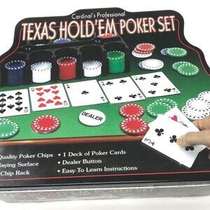 Cardinal's Professional Texas Hold'em Poker Set - New